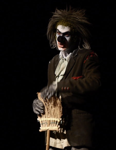 Allan Turner as Mullet the Clown in Bygone Theatre's Vaudeville Revue